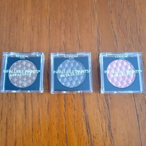 L'Oreal Paris eyeshadows Infallible Paints Metallics